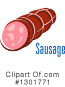 Sausage Clipart #1301771 by Vector Tradition SM