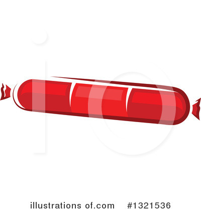 Royalty-Free (RF) Sausage Clipart Illustration by Vector Tradition SM - Stock Sample #1321536