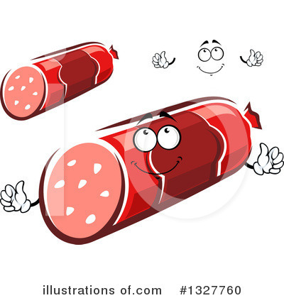 Royalty-Free (RF) Sausage Clipart Illustration by Vector Tradition SM - Stock Sample #1327760