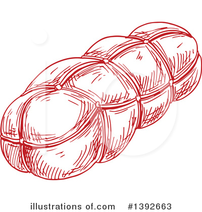 Royalty-Free (RF) Sausage Clipart Illustration by Vector Tradition SM - Stock Sample #1392663