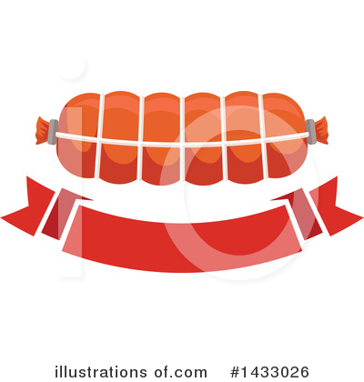 Royalty-Free (RF) Sausage Clipart Illustration by Vector Tradition SM - Stock Sample #1433026