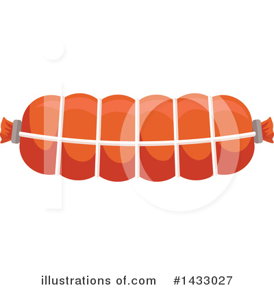 Royalty-Free (RF) Sausage Clipart Illustration by Vector Tradition SM - Stock Sample #1433027