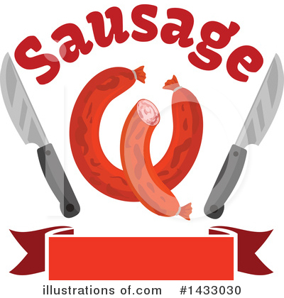 Royalty-Free (RF) Sausage Clipart Illustration by Vector Tradition SM - Stock Sample #1433030
