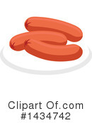 Sausage Clipart #1434742 by Vector Tradition SM