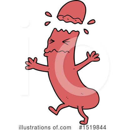 Royalty-Free (RF) Sausage Clipart Illustration by lineartestpilot - Stock Sample #1519844