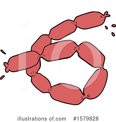 Royalty-Free (RF) Sausage Clipart Illustration by lineartestpilot - Stock Sample #1579828