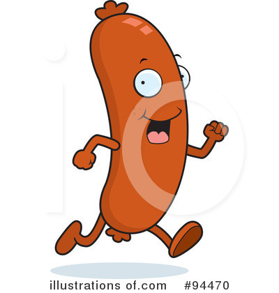 Royalty-Free (RF) Sausage Clipart Illustration by Cory Thoman - Stock Sample #94470