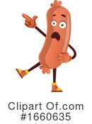 Sausage Mascot Clipart #1660635 by Morphart Creations