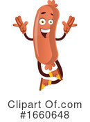 Sausage Mascot Clipart #1660648 by Morphart Creations
