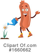 Sausage Mascot Clipart #1660662 by Morphart Creations