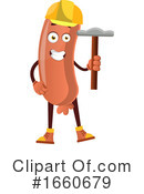 Sausage Mascot Clipart #1660679 by Morphart Creations
