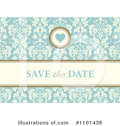 Royalty-Free (RF) Save The Date Clipart Illustration by BestVector - Stock Sample #1101438