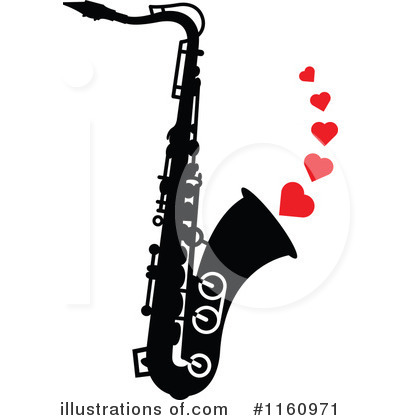 Royalty-Free (RF) Saxophone Clipart Illustration by Zooco - Stock Sample #1160971