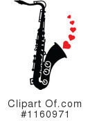 Saxophone Clipart #1160971 by Zooco