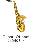 Saxophone Clipart #1240844 by Vector Tradition SM
