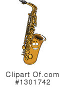 Saxophone Clipart #1301742 by Vector Tradition SM