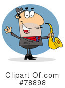 Saxophone Clipart #78898 by Hit Toon