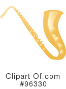 Saxophone Clipart #96330 by Rasmussen Images