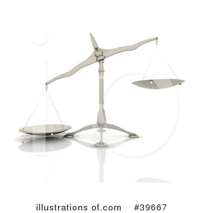 Scales Of Justice Clipart #39667 by KJ Pargeter