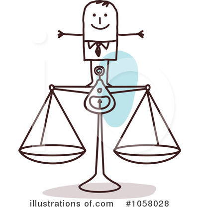 Royalty-Free (RF) Scales Clipart Illustration by NL shop - Stock Sample #1058028