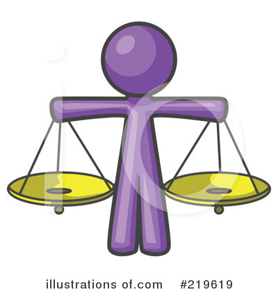 Royalty-Free (RF) Scales Clipart Illustration by Leo Blanchette - Stock Sample #219619