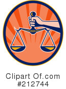 Scales Of Justice Clipart #212744 by patrimonio