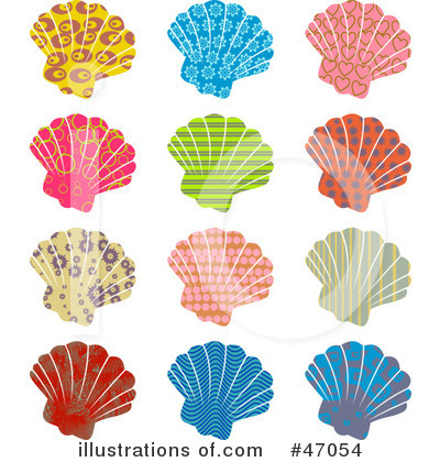 Royalty-Free (RF) Scallop Clipart Illustration by Prawny - Stock Sample #47054