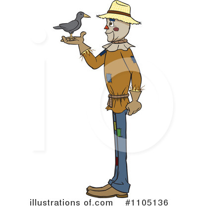 Scarecrow Clipart #1105136 by Cartoon Solutions