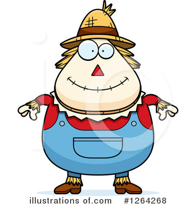 Royalty-Free (RF) Scarecrow Clipart Illustration by Cory Thoman - Stock Sample #1264268