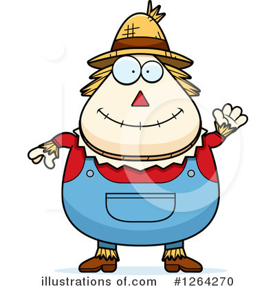 Royalty-Free (RF) Scarecrow Clipart Illustration by Cory Thoman - Stock Sample #1264270