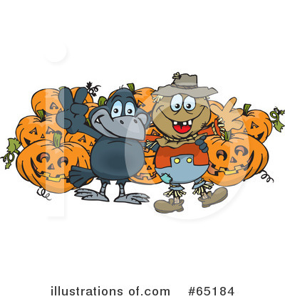 Scarecrow Clipart #65184 by Dennis Holmes Designs