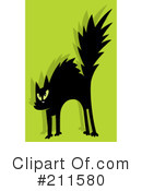 Scared Cat Clipart #211580 by Hit Toon
