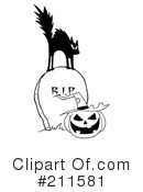 Scared Cat Clipart #211581 by Hit Toon