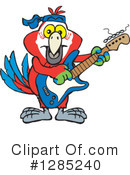 Scarlet Macaw Clipart #1285240 by Dennis Holmes Designs