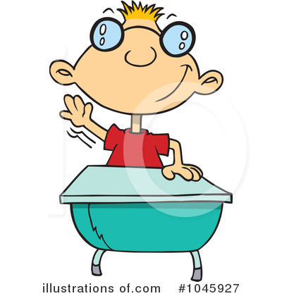 Royalty-Free (RF) School Boy Clipart Illustration by toonaday - Stock Sample #1045927
