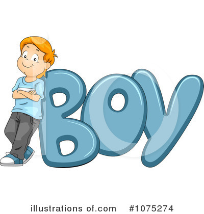 Royalty-Free (RF) School Boy Clipart Illustration by BNP Design Studio - Stock Sample #1075274