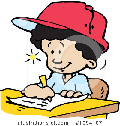 Student Clipart #1094107 by Johnny Sajem