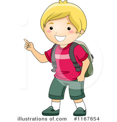 Royalty-Free (RF) School Boy Clipart Illustration by BNP Design Studio - Stock Sample #1167654