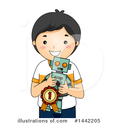 Royalty-Free (RF) School Boy Clipart Illustration by BNP Design Studio - Stock Sample #1442205