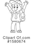 School Boy Clipart #1580674 by visekart