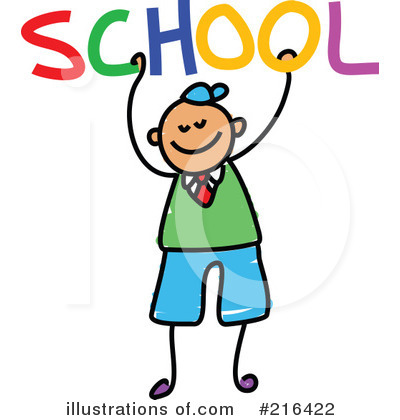 Royalty-Free (RF) School Boy Clipart Illustration by Prawny - Stock Sample #216422