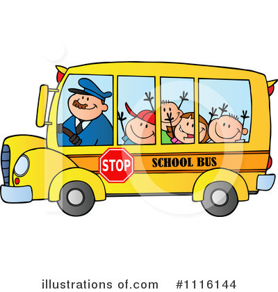 Bus Driver Clipart #1116144 by Hit Toon