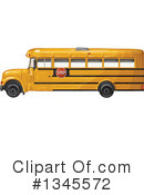 School Bus Clipart #1345572 by merlinul