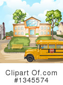 School Bus Clipart #1345574 by merlinul