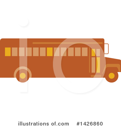 Royalty-Free (RF) School Bus Clipart Illustration by patrimonio - Stock Sample #1426860