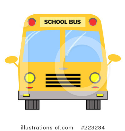 Royalty-Free (RF) School Bus Clipart Illustration by Hit Toon - Stock Sample #223284