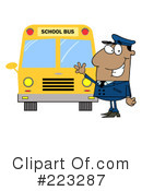 School Bus Driver Clipart #223287 by Hit Toon