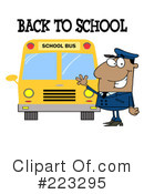 School Bus Driver Clipart #223295 by Hit Toon