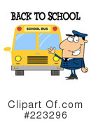 School Bus Driver Clipart #223296 by Hit Toon