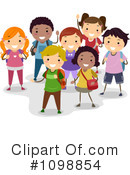 School Children Clipart #1098854 by BNP Design Studio